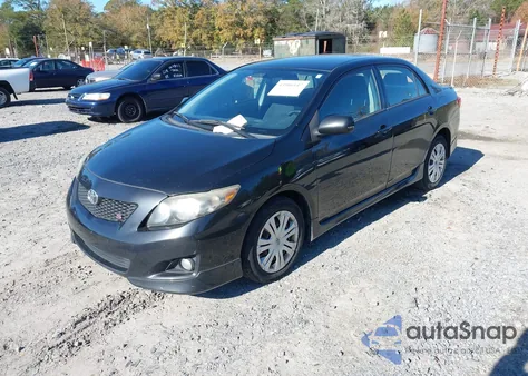 2009 Toyota Corolla S из США, поврежденный, VIN 2T1BU40E99C115781